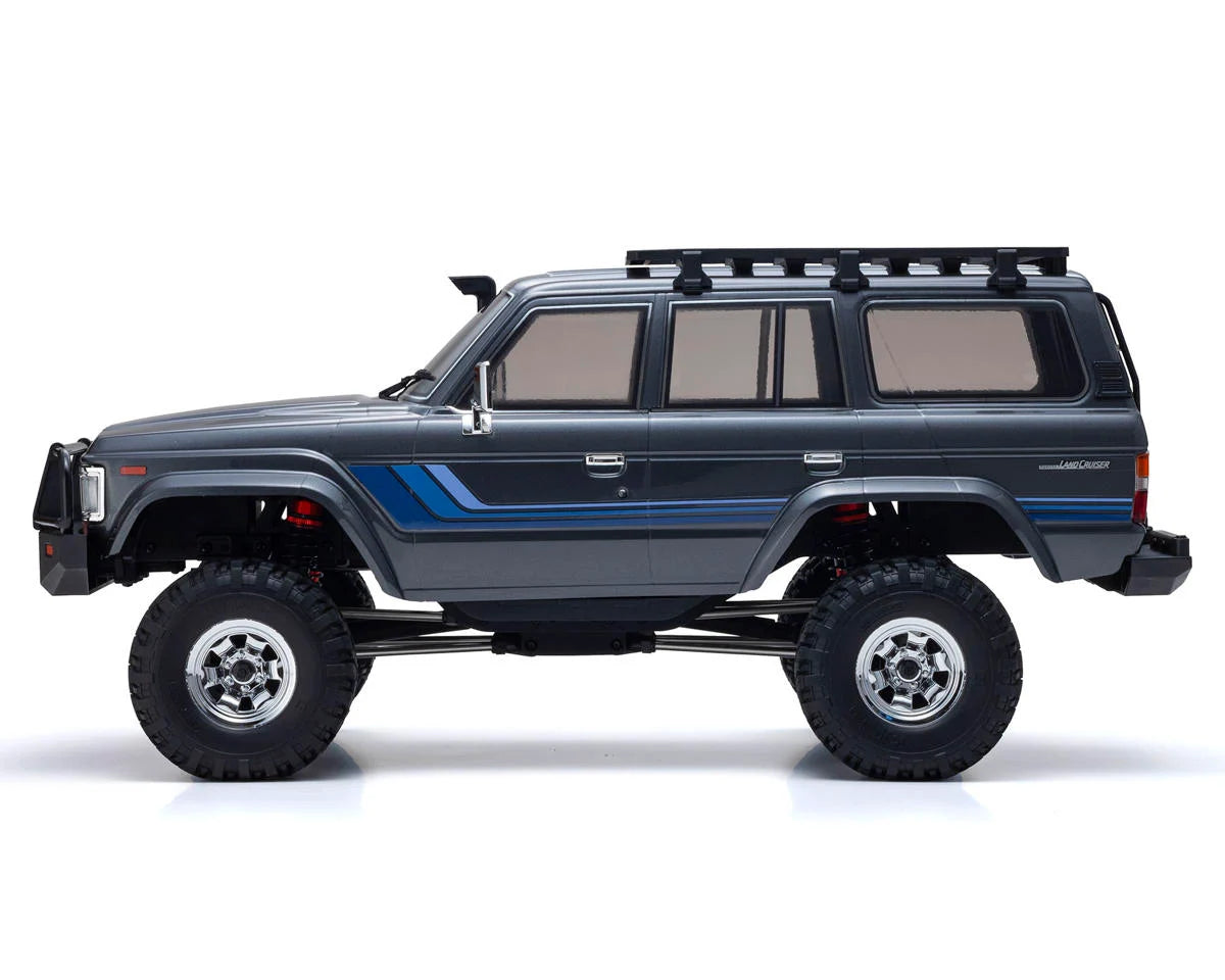 Kyosho KC10 Toyota Land Cruiser 60 (Grey) 1/10 4WD ReadySet Brushed Rock Crawler w/ Radio - 34801T2
