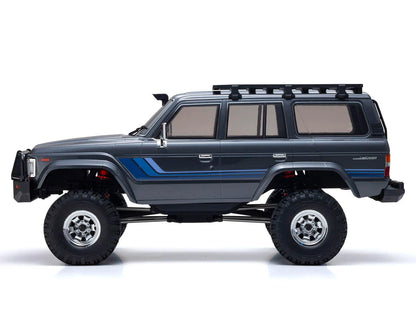 Kyosho KC10 Toyota Land Cruiser 60 (Grey) 1/10 4WD ReadySet Brushed Rock Crawler w/ Radio - 34801T2