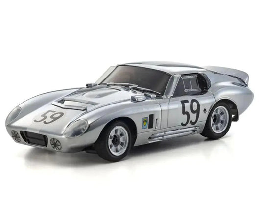 First Mini-Z RWD ReadySet w/ Shelby Cobra Daytona Body (Chrome) 66611C