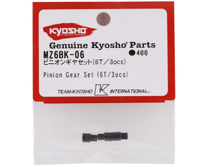MZ6BK-06 Kyosho Mini-Z Pinion Gear Set (3) (6T)