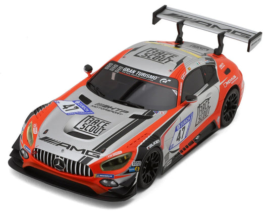 Kyosho ASC Mercedes AMG GT3 No.47 Nuremberg 2018 Pre-Painted Body (Silver/Orange) - MZP257FRS