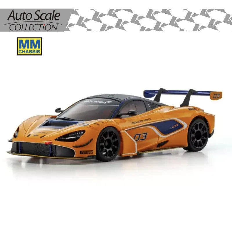 MZP255OR AUTOSCALE MINI-Z MCLAREN 720S GT3 ORANGE #3 (W-MM) - ** Pre-Order, ETA: September **