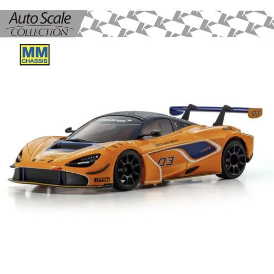 MZP255OR AUTOSCALE MINI-Z MCLAREN 720S GT3 ORANGE #3 (W-MM) - ** Pre-Order, ETA: September **