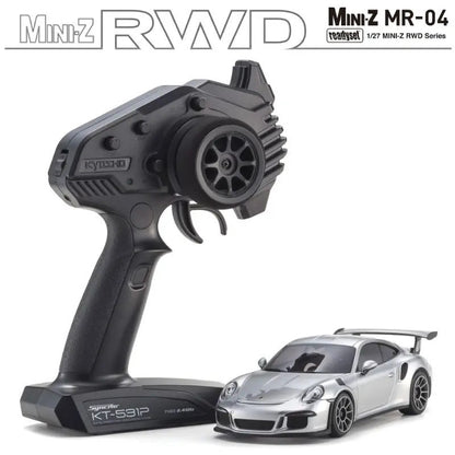 MINI-Z RWD MR-04 Readyset Porsche 911 GT Silver 32358S