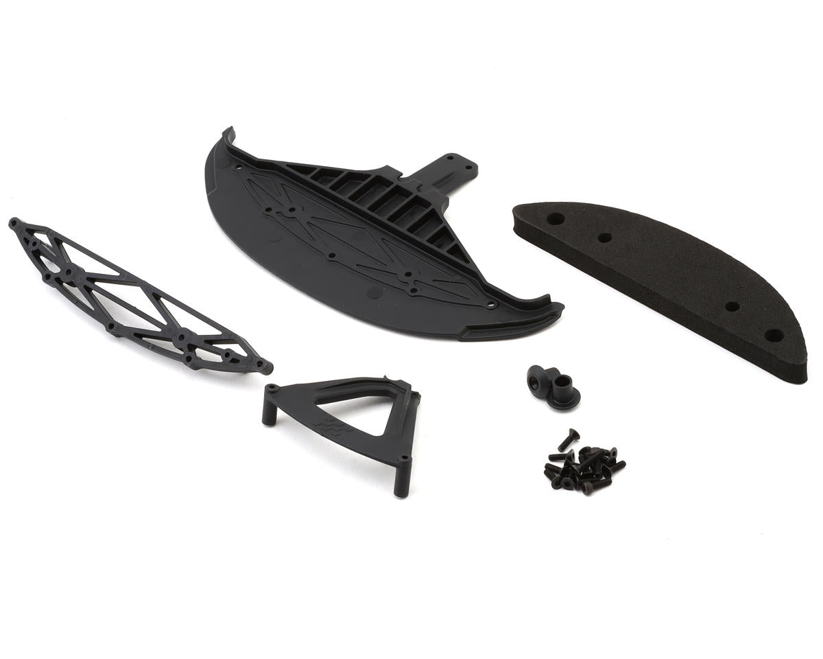 LOS-1926 Losi Front Bumper & Splitter NASCAR Grom