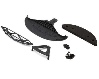 LOS-1926 Losi Front Bumper & Splitter NASCAR Grom