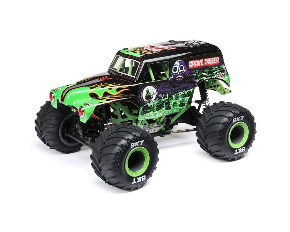LOS01026T1 Losi 1/18 Mini LMT 4X4 Brushed RTR Monster Truck (Grave Digger) w/SLT2 2.4GHz Radio, Battery & Charger