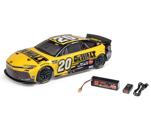 LOS1122520 Losi Christopher Bell #20 DeWalt 2025 Toyota Camry XSE 1/12 AWD NASCAR