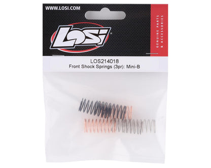LOS214018 Losi Mini-B Front Shock Springs (3)