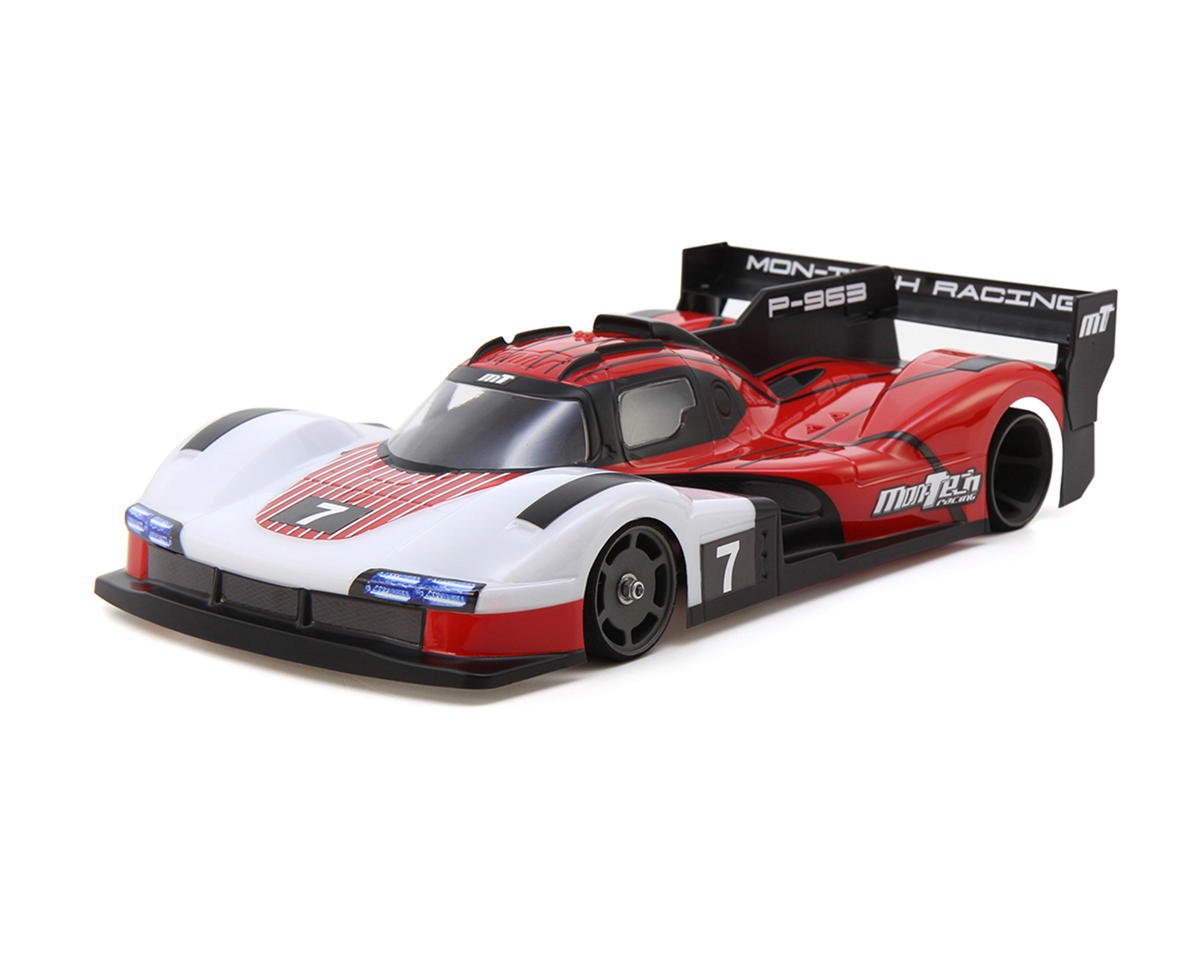 Mon-Tech P-963 Le Mans Hypercar La Leggera 1/12 Pan Car Body (Clear) w/Wing - 024-007L