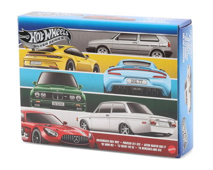 Mattel Hot Wheels® Silver Series™ Euro Style 1/64 Diecast Vehicles Multi-Pack Assortment (6) - MTTJLB25