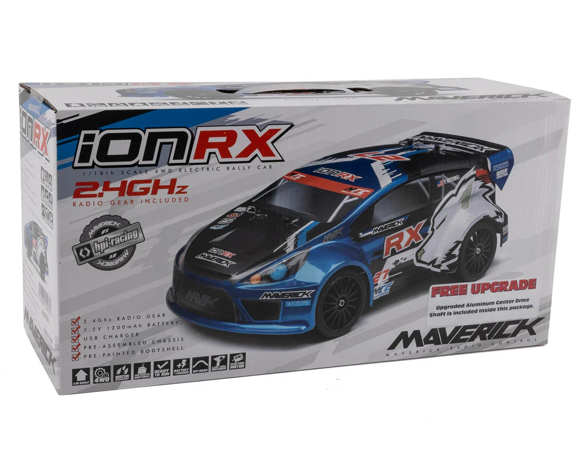 MVK12805 Maverick Ion RX 1/18 RTR 4WD Off-Road Electric Rally Car