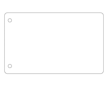 TrickWhip2 Scale Whip Light Tube Flag Accessory (White/Blank) - MYKFLAG-BLANK