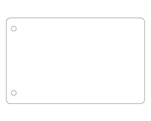 TrickWhip2 Scale Whip Light Tube Flag Accessory (White/Blank) - MYKFLAG-BLANK