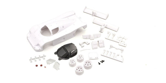 MZN193 Sauber Mercedes C9 -AMG GT3 White Body Set (w/Rim for RWD)