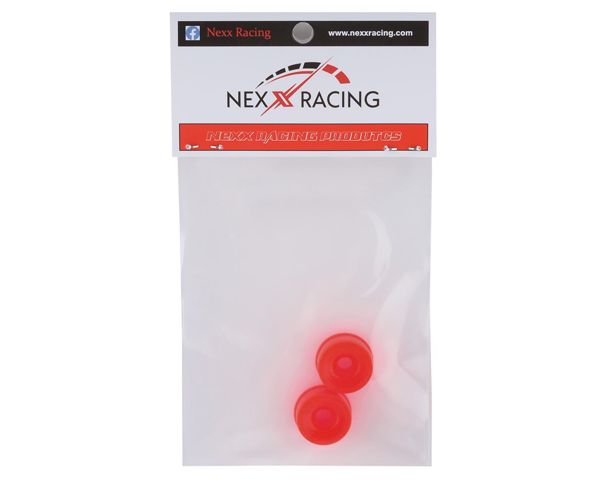 NX-002 NEXX Racing Mini-Z 2WD Solid Front Rim (2) (Red) (1mm Offset)
