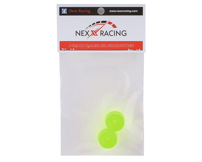 NX-043 NEXX Racing Mini-Z 2WD Solid Front Rim (2) (Neon Green) (2mm Offset)
