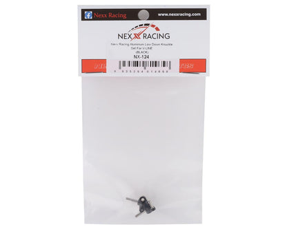 NX-124 Alu Low Down Knuckle Set for V-Line (Black)