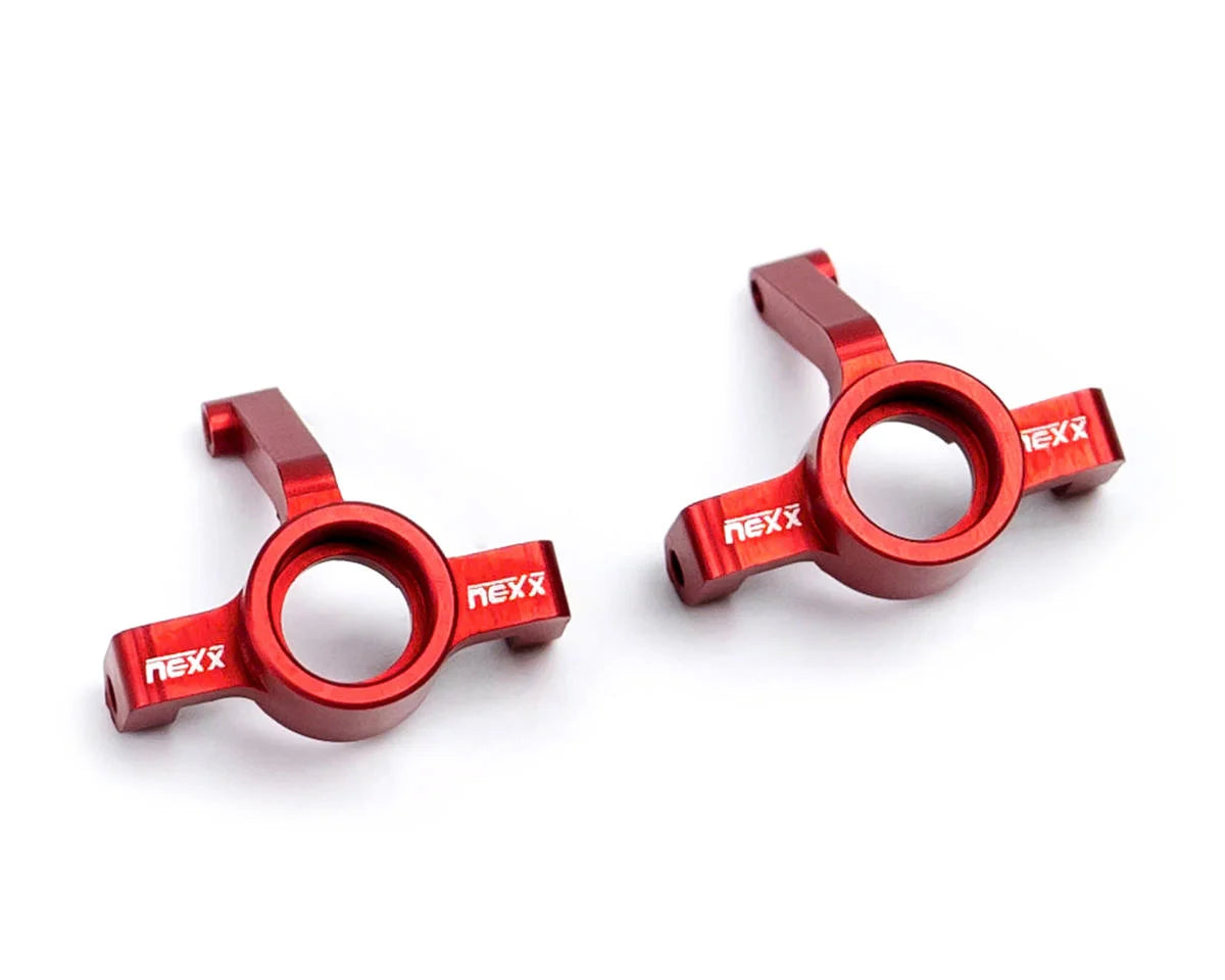 NEXX Racing Losi™ Micro-B Aluminum Spindles (Red) (2) - NX-459-R