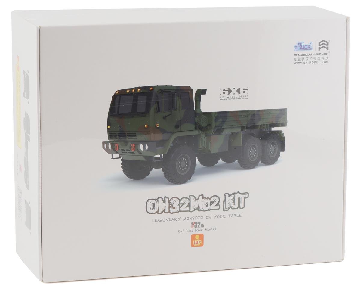 OH32M02 Orlandoo Hunter OH32M02 1/32 Micro Scale Military 6x6 Truck Kit