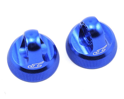 2490-1 Fin Aluminum 12mm V2 Shock Cap (Blue) (2)