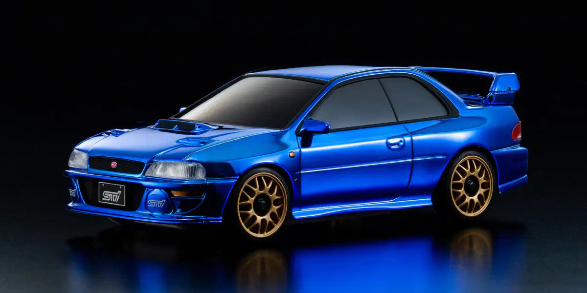 MZP457CBL ASC MA020 SUBARU Impreza 22B-STi Version Chrome Blue Kyosho 60th Anniversary MZP457CBL