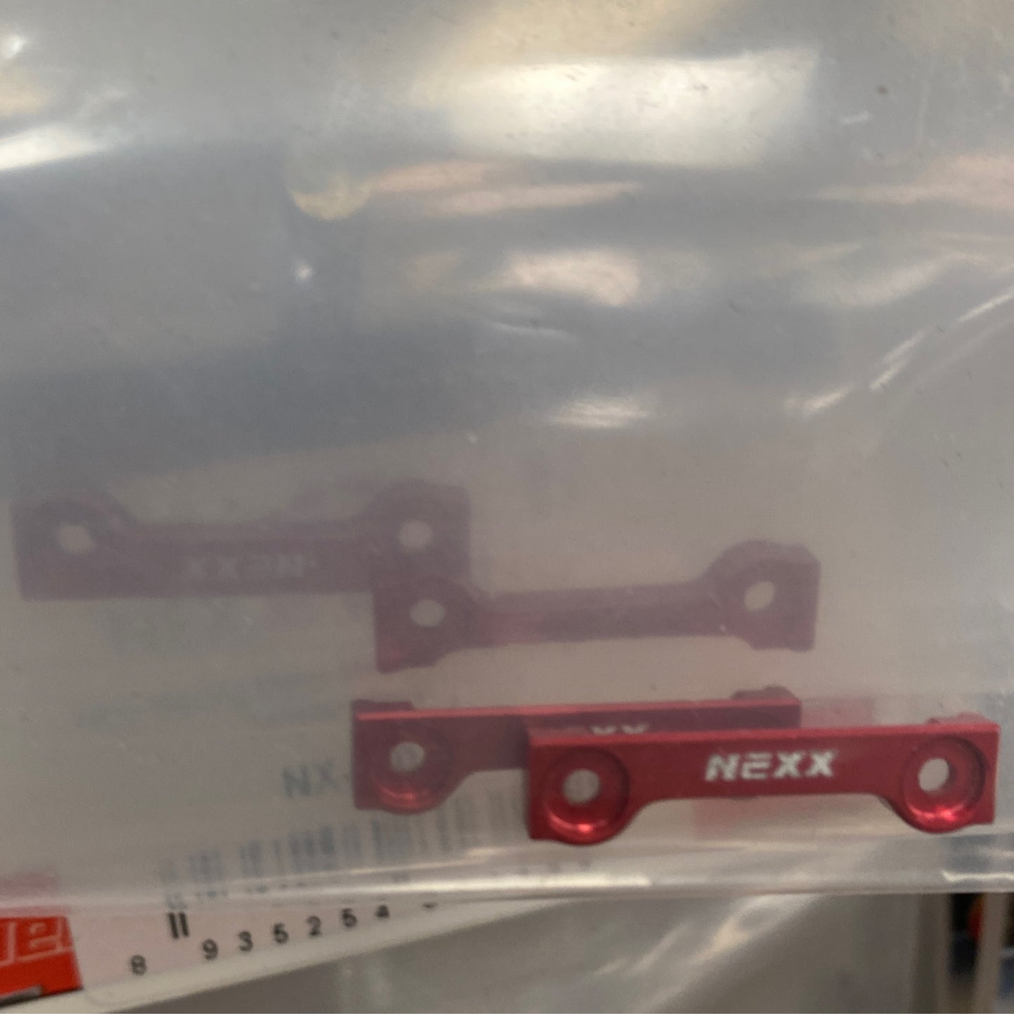 NX-197 Nexx Racing Mini-Z MR03 Front Suspension Spacer (RED)