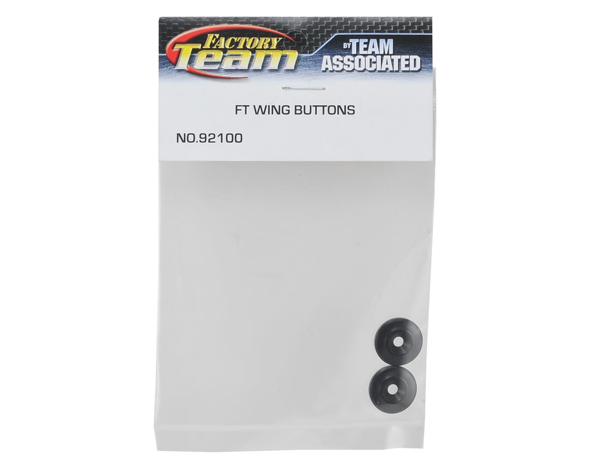 92100 Factory Team Aluminum Wing Buttons (Black)