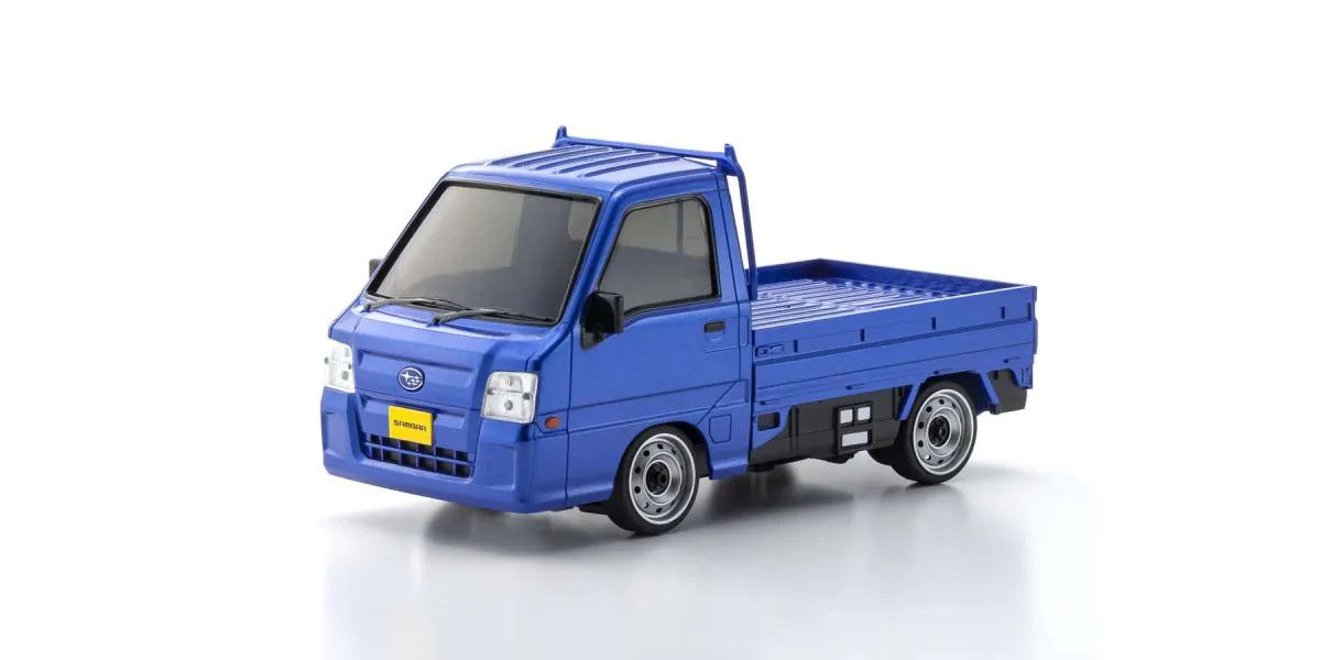 66607BL First Mini-Z Subaru Sambar Truck WR Blue Limited