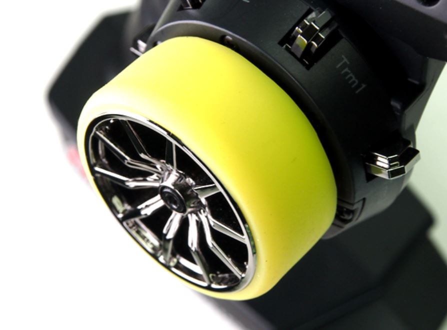 700810Y Universal Transmitter Steering Wheel Grip (Yellow)