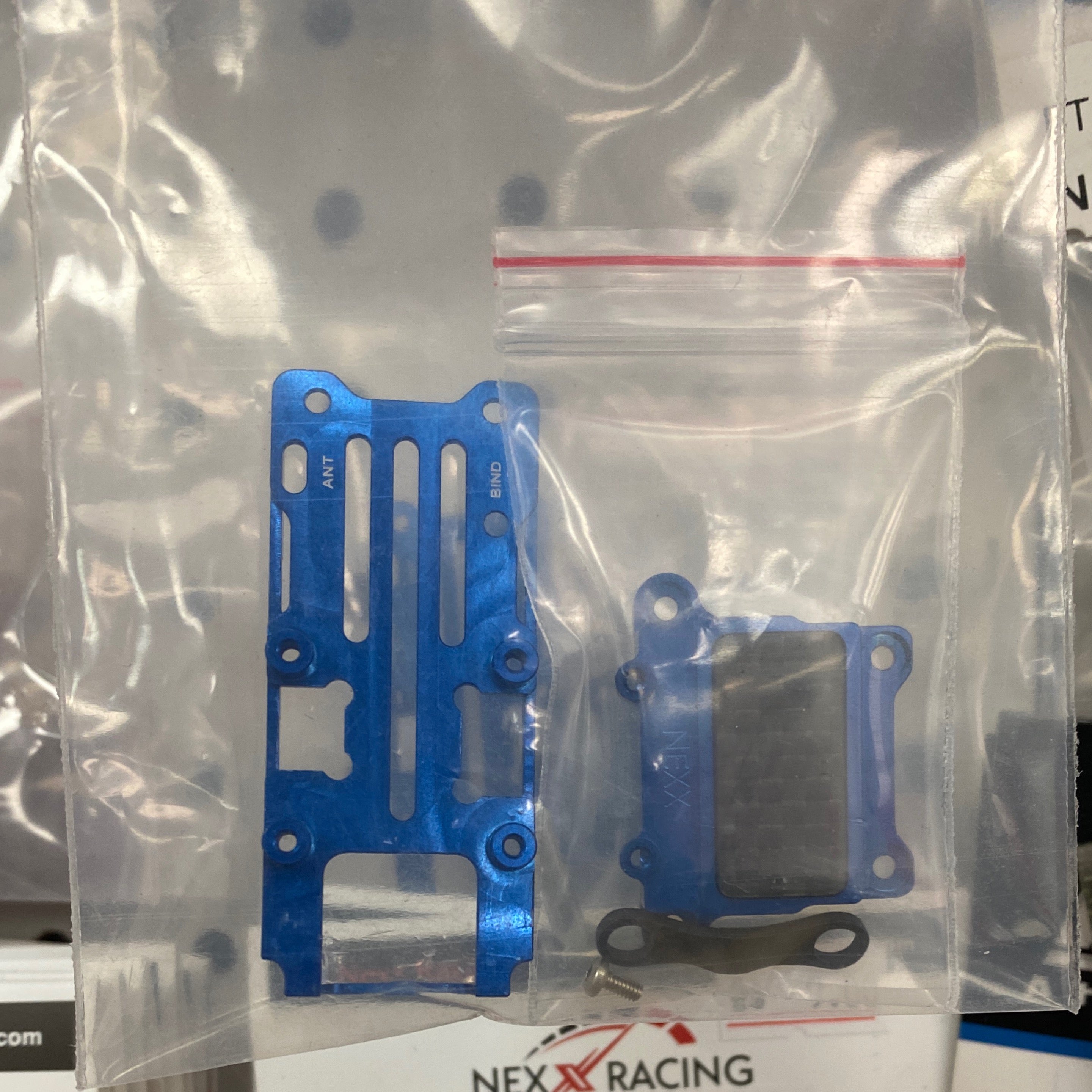 NX-157 Nexx Racing CNC 7075 Alu Upper Frame For Kyosho MR03 (BLUE ...