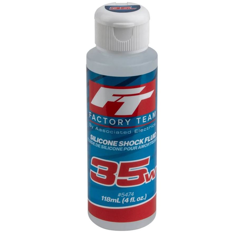 5474 FT Silicone Shock Fluid, 35wt (425 cSt), 4oz.