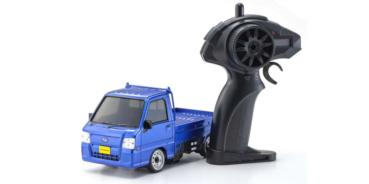 66607BL First Mini-Z Subaru Sambar Truck WR Blue Limited