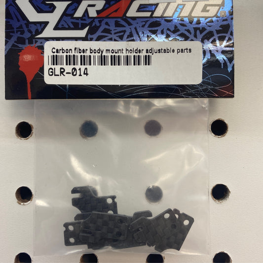 GLR-014 Carbon Fiber Body Mount Holder Adjustable Parts