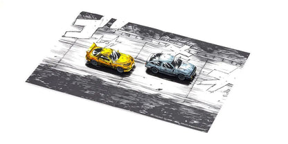 KO7057AA Kyosho 1/64 Initial D Comic Edition 3 Car Set