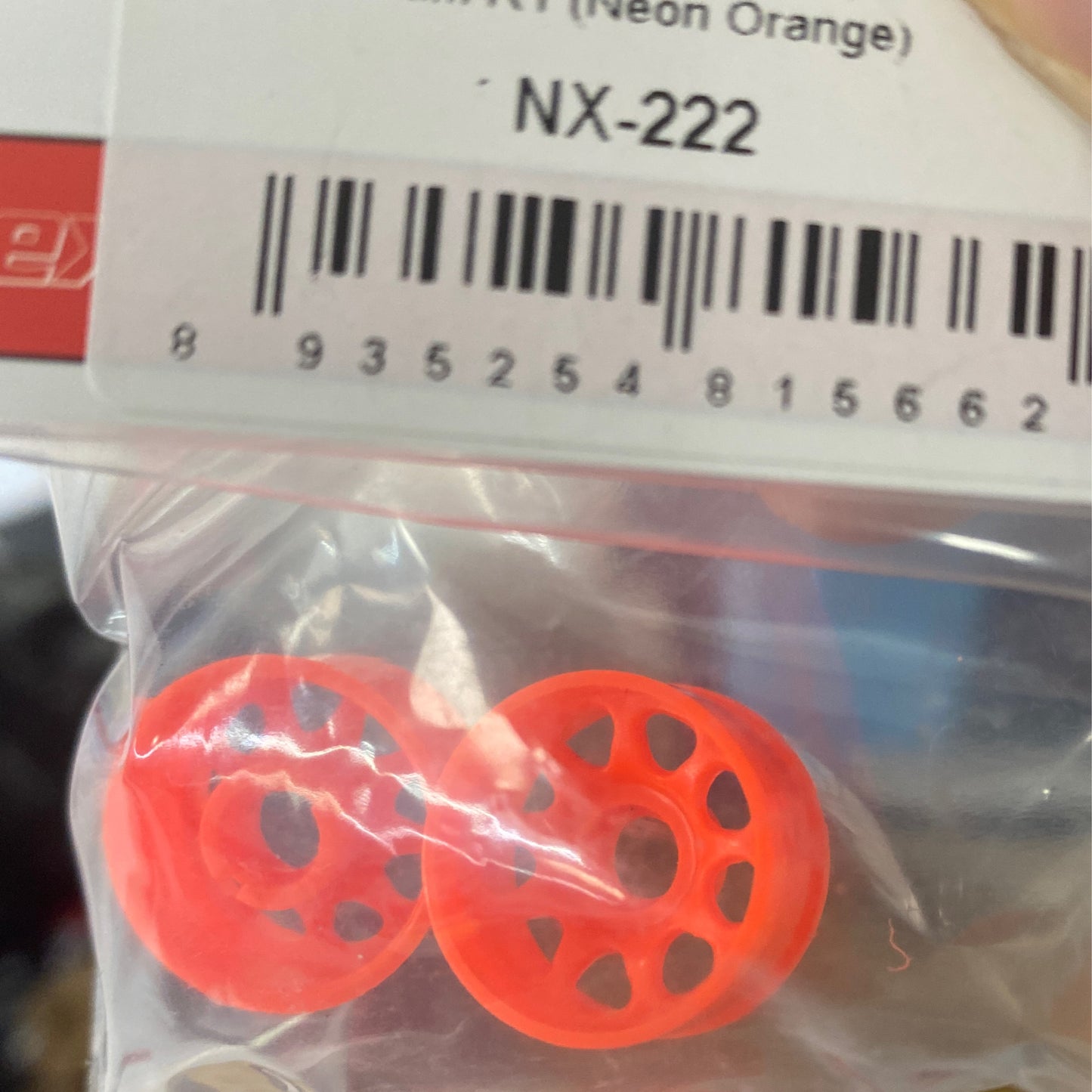 NX-222 R1 Rear Rim Neon Orange