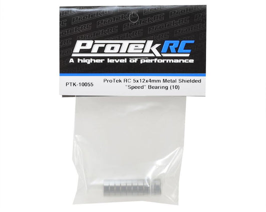 PTK-10055 5x12x4mm Metal Shielded "Speed" Bearing (10)