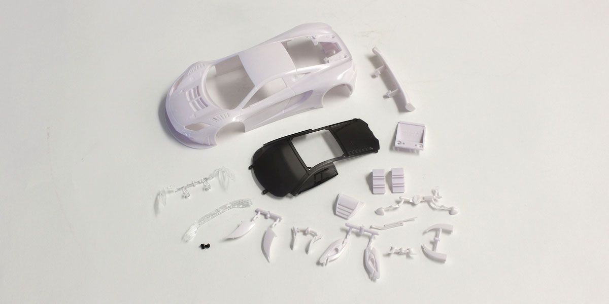 MZN163 McLaren12C GT3 2013 White Body set