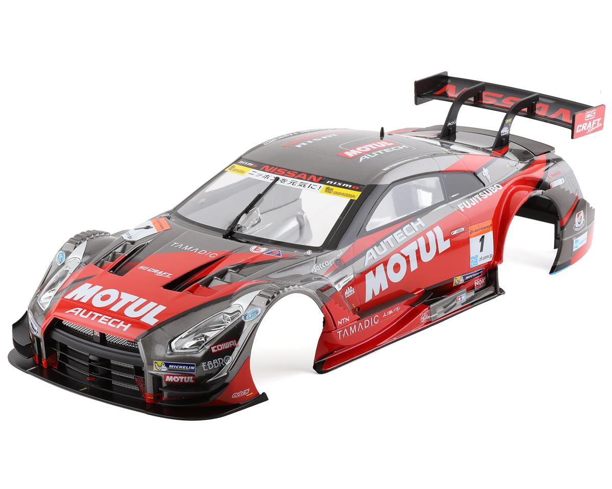 Motul Autech R35 GT-R 2016 NISMO Pre-Painted 1/10 Touring Car Body  (Black/Red) 48662 - Killerbody