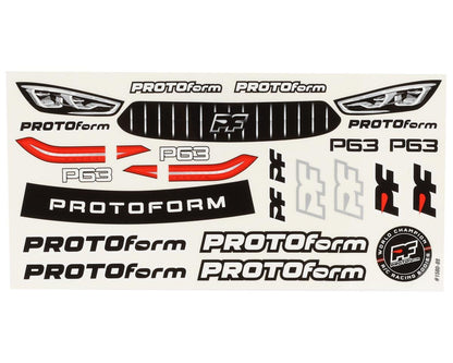 1/10 Light Weight (0.65mm) Touring Car Body - P63, for 190mm - PRM158025