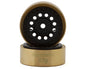 Pro-Line Rock Shooter 1.0" Brass Crawler Wheels (Black)(2) - 2812-00