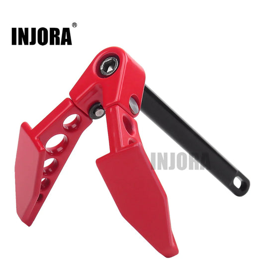INJORA 60*40mm Metal Foldable Winch Earth Anchor Decor for 1/10 RC Crawler - CRAW18219
