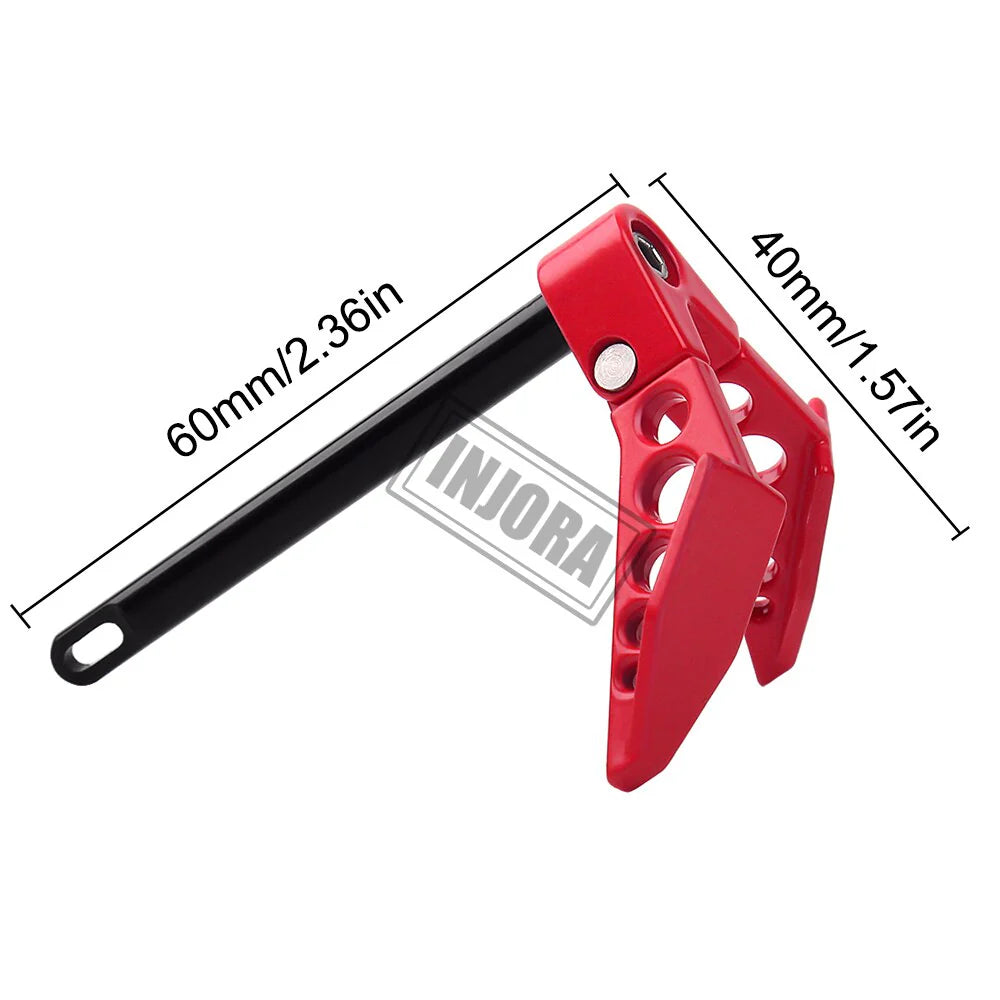 INJORA 60*40mm Metal Foldable Winch Earth Anchor Decor for 1/10 RC Crawler - CRAW18219