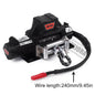INJORA Metal Steel Wire Automatic Simulated Winch for 1/10 RC Crawler- CRAW18282_BK