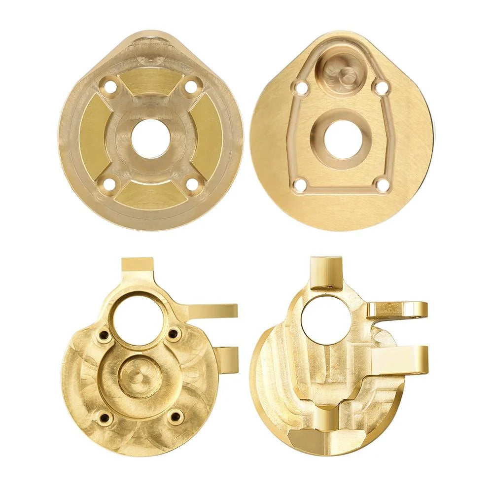 Sale INJORA 2PCS 148g Brass Portal Steering Knuckle Housing for SCX10 III Capra 1.9 - CRAW18329