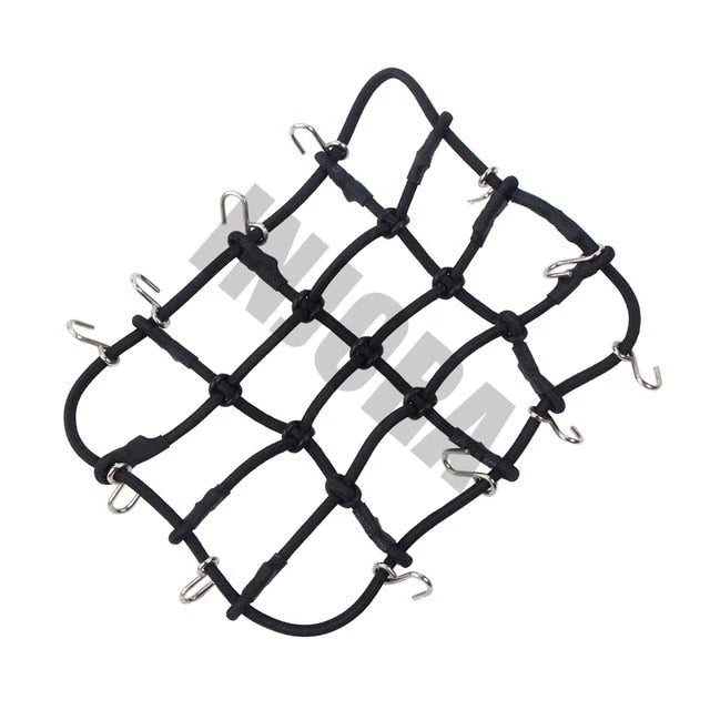 INJORA 132*105mm Mini Elastic Luggage Net for 1/10 RC Crawler - CRAW18022_Black