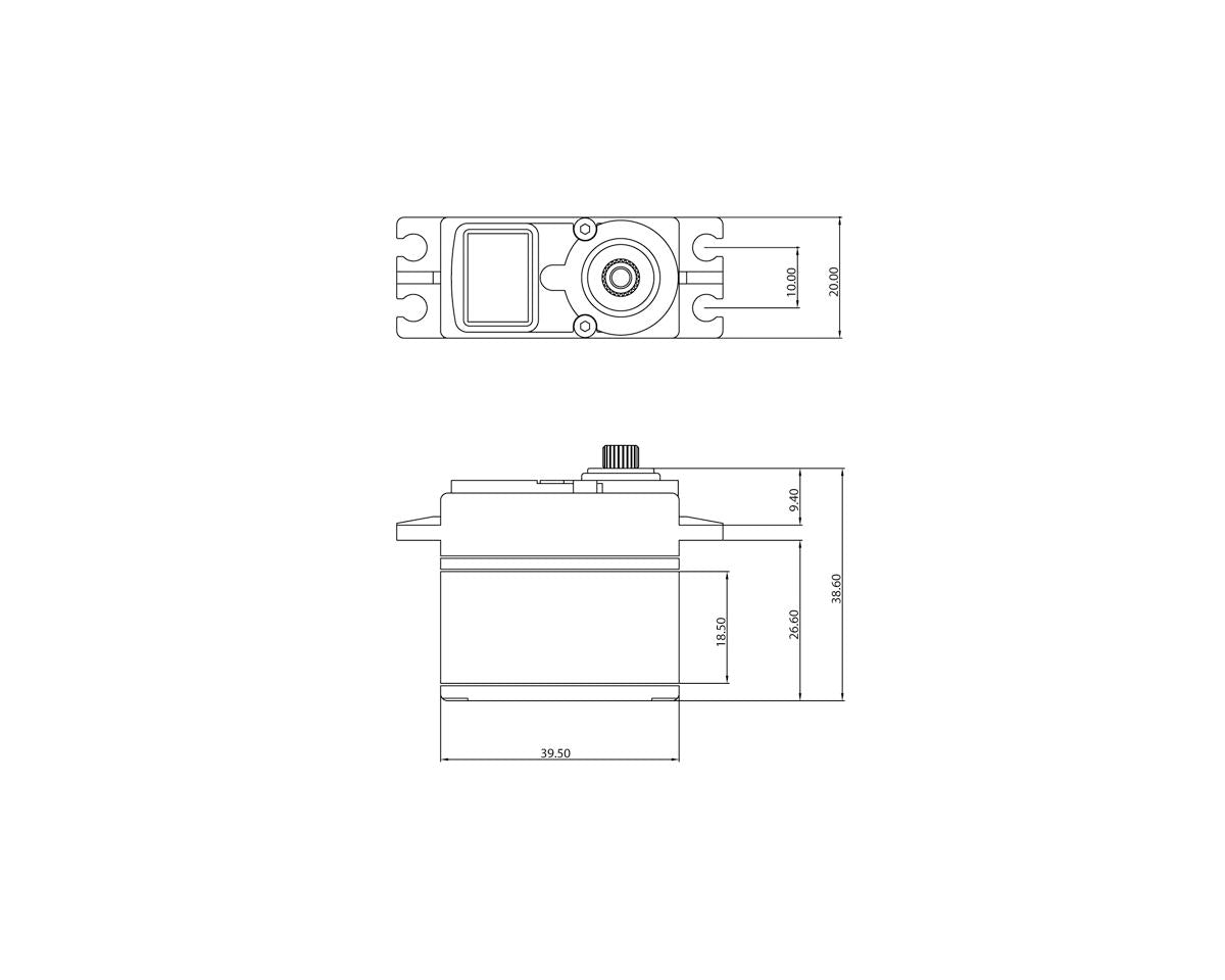 PTK-100SS ProTek RC 100SS Standard Digital "Super Speed" Metal Gear Servo