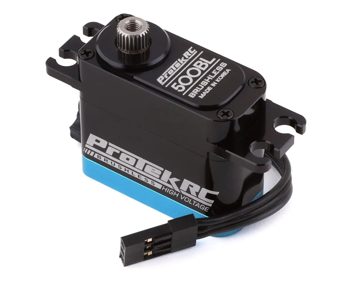 PTK-500BL ProTek RC 500BL “Black Label” 1/12 High Torque Brushless Mini Servo (High Voltage/Metal Case)