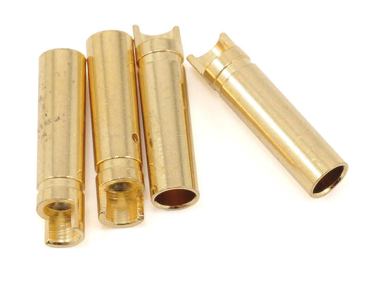 PTK-5036 ProTek RC 4.0mm “Super Bullet” Solid Gold Connector (4 Female)