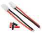 Protek RC 4” Pigtail Connector Set w/Shrink Tube (1 Female & 1 Male Tamiya) PTK-5054